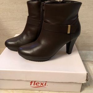 Brown ankle boots